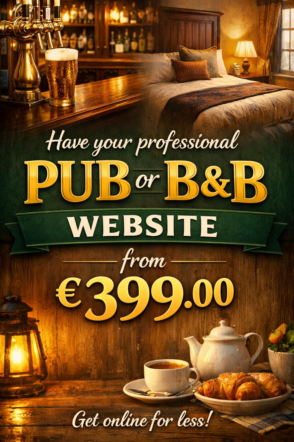 Affordable Website Design for Irish Pubs & B&Bs